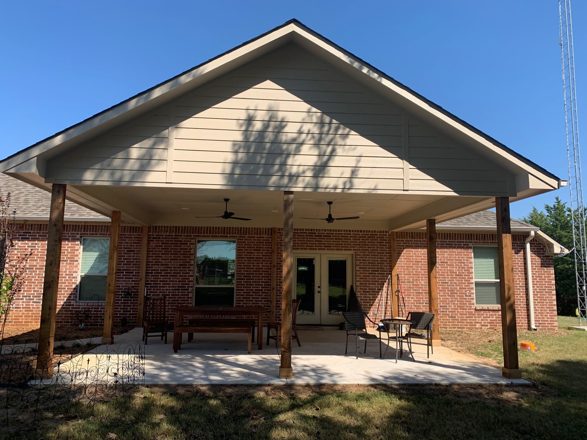 Another view of back porch