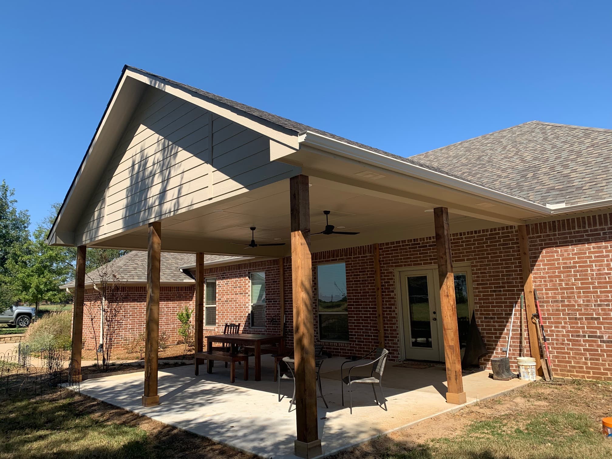 Yet another view of back porch