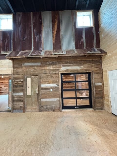 Custom barn interior