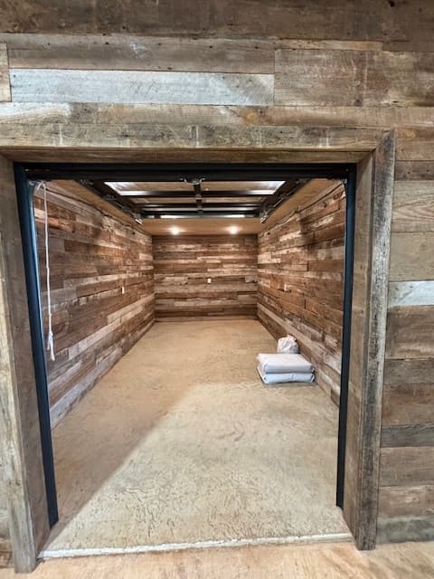 Custom barn interior