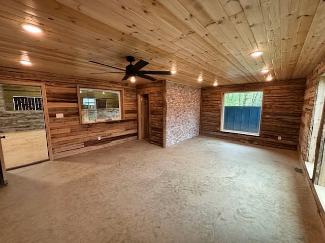 Custom barn interior