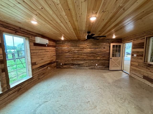 Custom barn interior