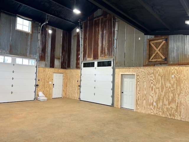 Custom barn interior