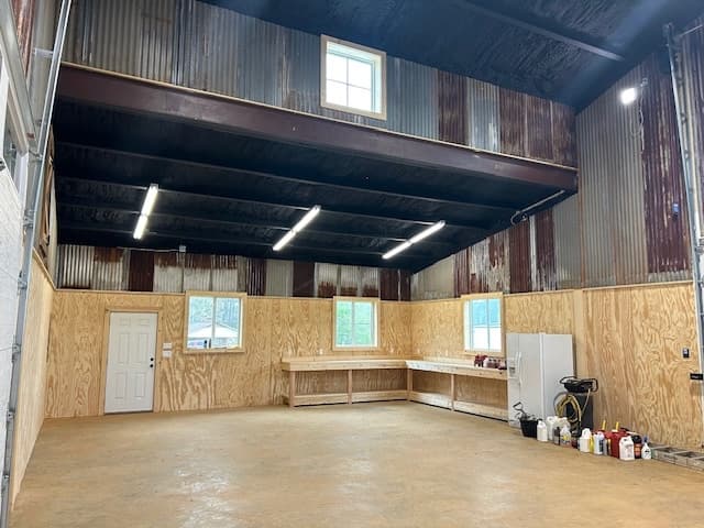 Custom barn interior