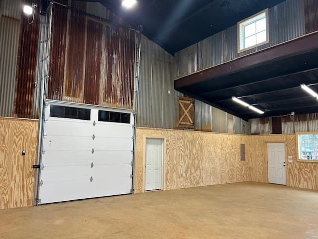 Custom barn interior