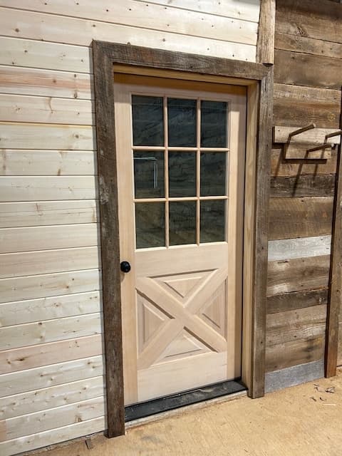 Custom barn interior