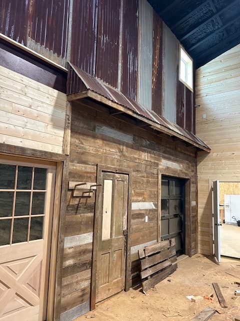 Custom barn interior