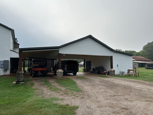 Remodeled carport