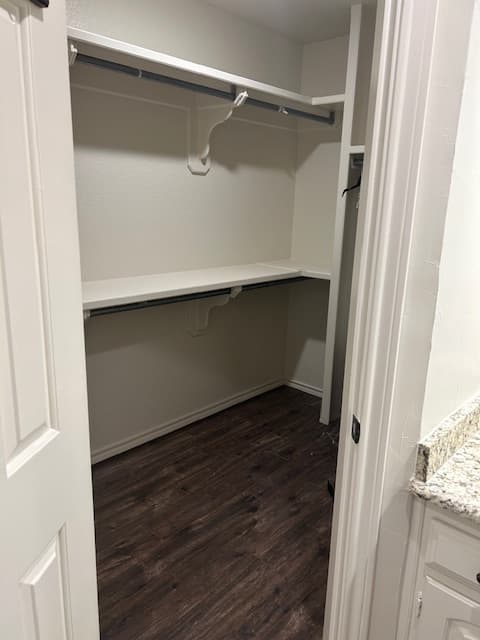 Spacious closet