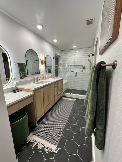 Master bedroom and bathroom remodel